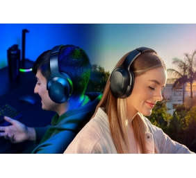 Laidinės/belaidės žaidimų ausinės Razer RZ04-03780100-R3M1 Barracuda Pro, USB Type-C/Bluetooth/Juoda