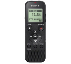 Sony | ICD-PX370 | Black | Monaural | MP3 playback | MP3 | 9540 min | Mono Digital Voice Recorder with Built-in USB