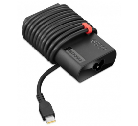 Lenovo | ThinkPad | 65W Slim | The ThinkPad 65W Slim AC Adapter – USB Type-C is the new adapter designed with slimmer size and cable management. It is your perfect replacement or spare power adapter for your ThinkPad notebooks. | USB Type-C | AC Adapter