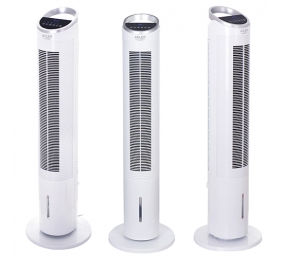 Adler | AD 7855 | Tower Air Cooler | White | Diameter 30 cm | Number of speeds 3 | Oscillation | 60 W | Yes