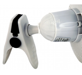 Adler | Fan with clip | AD 7317 | Table Fan | White | Diameter 15 cm | Number of speeds 2 | 30 W