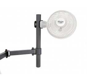Adler | Fan with clip | AD 7317 | Table Fan | White | Diameter 15 cm | Number of speeds 2 | 30 W