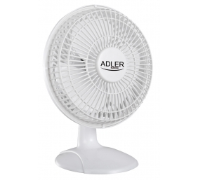 Adler | Fan with clip | AD 7317 | Table Fan | White | Diameter 15 cm | Number of speeds 2 | 30 W