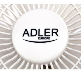 Adler | Fan with clip | AD 7317 | Table Fan | White | Diameter 15 cm | Number of speeds 2 | 30 W