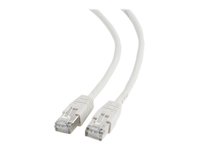 FTP Cat6 | Patch cord | Perfect connection; Foil shielded - for a reliable connection; Gold plated contacts | White | 2 m