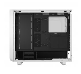 Fractal Design | Meshify 2 Lite TG Clear | Side window | White | E-ATX | Power supply included No | ATX