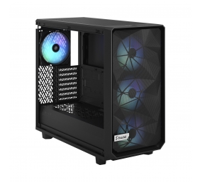 Fractal Design | Meshify 2 Lite RGB TG Light Tint | Side window | Black | E-ATX | Power supply included No | ATX