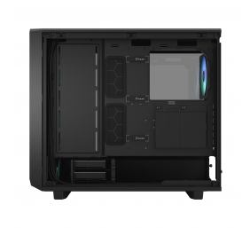 Fractal Design | Meshify 2 Lite RGB TG Light Tint | Side window | Black | E-ATX | Power supply included No | ATX