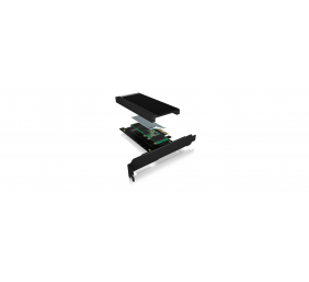 Raidsonic | Converter for 1x HDD/SSD for PCIe x4 slot | IB-PCI208-HS | Black