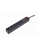 Surge Protector SPG5-C-15/ 4.5 m/ 5 Sockets/ Black