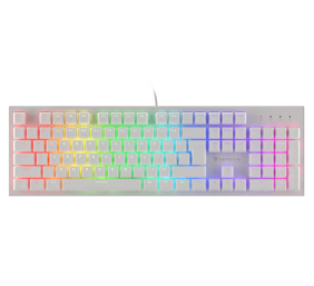 Genesis | THOR 303 | White | Gaming keyboard | Wired | RGB LED light | US | 1.8 m | Brown Switch