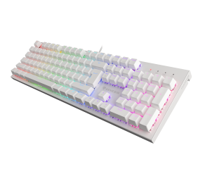 Genesis | THOR 303 | Gaming keyboard | RGB LED light | US | White | Wired | 1.8 m | Brown Switch