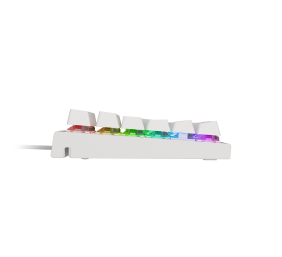 Genesis | THOR 303 | White | Gaming keyboard | Wired | RGB LED light | US | 1.8 m | Brown Switch