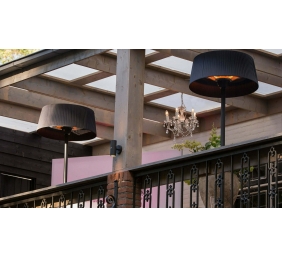 SUNRED | Heater | ARTIX SB BASIC, Bright Standing | Infrared | 2100 W | Black | IP44
