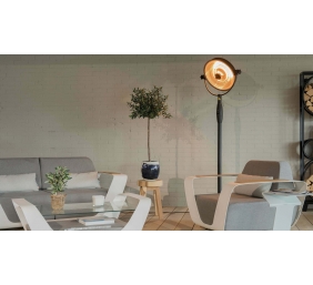 SUNRED | Heater | RSS16, Retro Bright Standing | Infrared | 2100 W | Black | IP54