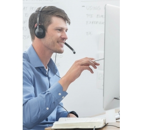 Koss | Communication Headsets | CS200i | Wired | On-Ear | Microphone | Noise canceling | Black