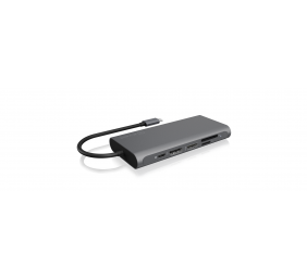 Raidsonic | 12-in-1 USB Type-C dock with PD 100W | BOX IB-DK4050-CPD | Dock | Ethernet LAN (RJ-45) ports 1 | USB 3.0 (3.1 Gen 1) Type-C ports quantity 1 | USB 3.0 (3.1 Gen 1) ports quantity 2 | HDMI ports quantity 2 | Ethernet LAN