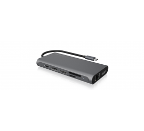 Raidsonic | 12-in-1 USB Type-C dock with PD 100W | BOX IB-DK4050-CPD | Dock | Ethernet LAN (RJ-45) ports 1 | USB 3.0 (3.1 Gen 1) Type-C ports quantity 1 | USB 3.0 (3.1 Gen 1) ports quantity 2 | HDMI ports quantity 2 | Ethernet LAN
