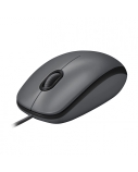 Pelė laidinė Logitech M100 USB - EMEA (910-006652), juoda