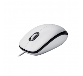 Pelė laidinė Logitech M100 (910-006764), Balta