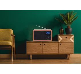 Adler | Radio DAB+ Bluetooth | AD 1184 | Alarm function | Black/Brown