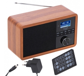 Adler | Radio DAB+ Bluetooth | AD 1184 | Alarm function | Black/Brown