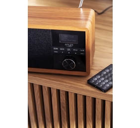Adler | Radio DAB+ Bluetooth | AD 1184 | Alarm function | Black/Brown