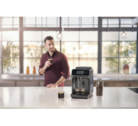 Philips | Espresso Coffee maker Series 1200 | EP1224/00 | Pump pressure 15 bar | Built-in milk frother | Fully automatic | 1500 W | Light Gray