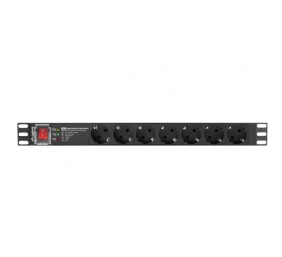 LANBERG PDU Pro 19inch 1U 16A 7x Shuko