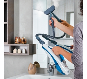 Polti | Steam mop | PTEU0296 Vaporetto SV460 Double | Power 1500 W | Steam pressure Not Applicable bar | Water tank capacity 0.3 L | White/Blue