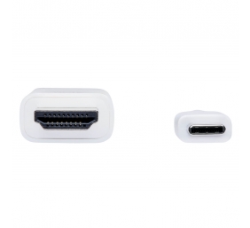 Tripp lite USB-C to HDMI Adapter Cable U444-006-H4K6WE/4K 60Hz/HDR/TB3 support/White/1.8m