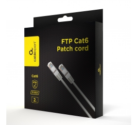 FTP Cat6 | Patch cord | Perfect connection; Foil shielded - for a reliable connection; Gold plated contacts | White | 5 m