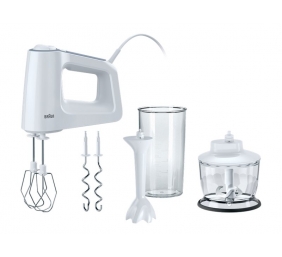 Braun | MultiMix 3 Hand Mixer | HM 3135 WH | Hand Mixer | 500 W | Number of speeds 5 | Turbo mode | White