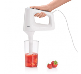Braun | MultiMix 3 Hand Mixer | HM 3135 WH | Hand Mixer | 500 W | Number of speeds 5 | Turbo mode | White