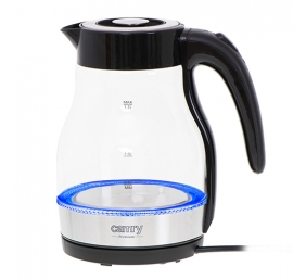 Camry | Kettle | CR 1300 | Electric | 2200 W | 1.7 L | Glass | 360° rotational base | Black