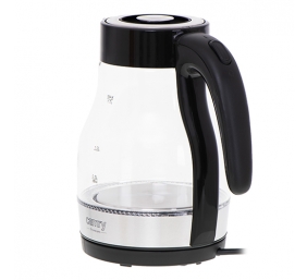 Camry | Kettle | CR 1300 | Electric | 2200 W | 1.7 L | Glass | 360° rotational base | Black