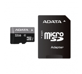 ADATA | Premier UHS-I | 32 GB | MicroSDHC | Flash memory class 10 | Adapter