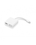 Lenovo USB-C 3-in-1 Travel Hub Power Adapter, VGA, HDMI, USB 3.0