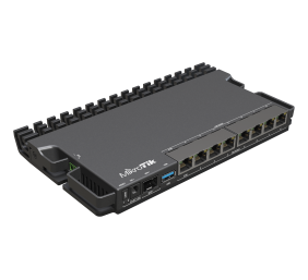 MikroTik | RouterBOARD | RB5009UPr+S+IN | No Wi-Fi | 10/100 Mbps (RJ-45) ports quantity | 10/100/1000 Mbit/s | Ethernet LAN (RJ-45) ports 7 | Mesh Support No | MU-MiMO No | No mobile broadband