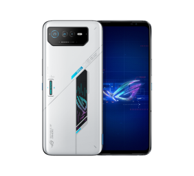 Asus ROG  Phone 6 EU White 6.78 " AMOLED Snapdragon 8+ Gen 1 Qualcomm SM8475 Internal RAM 16 GB 512 GB Dual SIM Nano-SIM 3G 4G 5G Main camera 50+13+5 MP Secondary camera 12 MP Android 12 6000  mAh 12