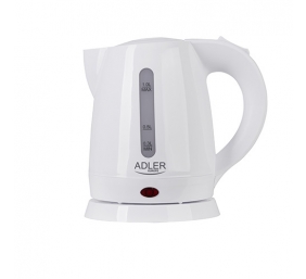 Adler | Kettle | AD 1272 | Electric | 1600 W | 1 L | Stainless steel/Polypropylene | 360° rotational base | White