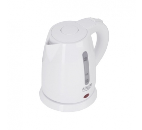 Adler | Kettle | AD 1272 | Electric | 1600 W | 1 L | Stainless steel/Polypropylene | 360° rotational base | White