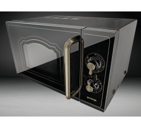 Gorenje | Microwave oven with grill | MO4250CLB | Free standing | 20 L | 700 W | Grill | Black