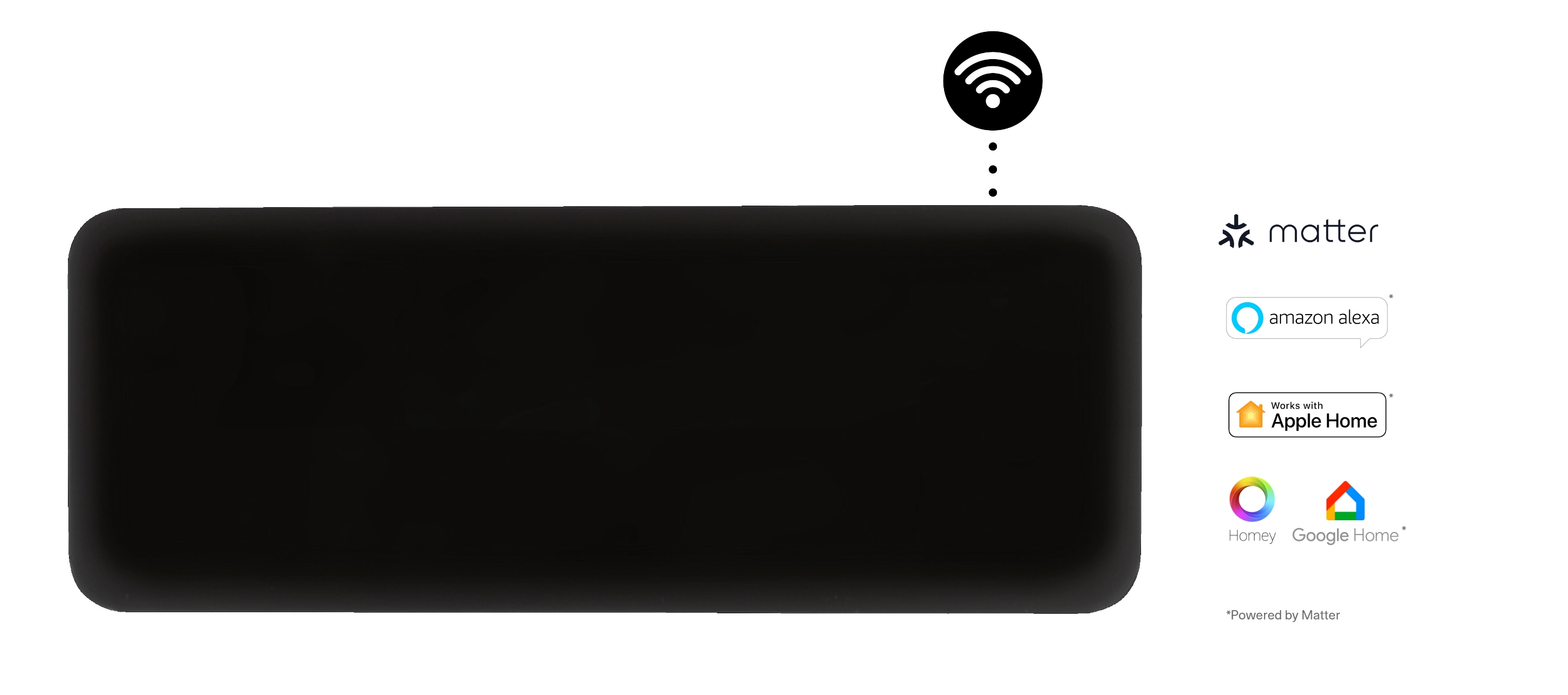 Mill | Heater | PA1200WIFI3B WiFi Gen3 | Panel Heater | 1200 W | Suitable for rooms up to 14-18 m² | Black | IPX4