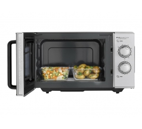Caso | Ceramic Microwave Oven with Grill | MG 25 Ecostyle | Free standing | 25 L | 900 W | Grill | Silver