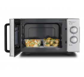 Caso | Ceramic Microwave Oven with Grill | MG 25 Ecostyle | Free standing | 25 L | 900 W | Grill | Silver