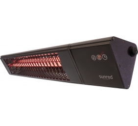 SUNRED | Heater | PRO25W-SMART, Triangle Dark Smart Wall | Infrared | 2500 W | Black | IP55