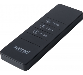 SUNRED | Heater | PRO25W-SMART, Triangle Dark Smart Wall | Infrared | 2500 W | Black | IP55