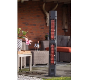 SUNRED | Heater | RD-DARK-3000L, Valencia Dark Lounge | Infrared | 3000 W | Black | IP55