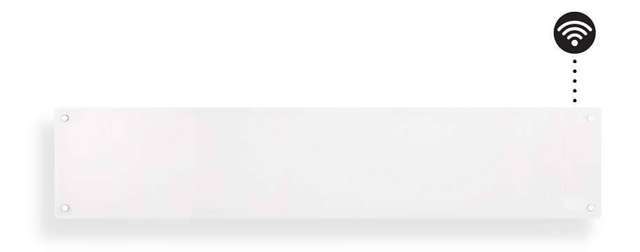 Mill Heater GL1000LWIFI3 WiFi Gen3 Panel Heater 1000 W Suitable for rooms up to 12-16 m² White IPX4